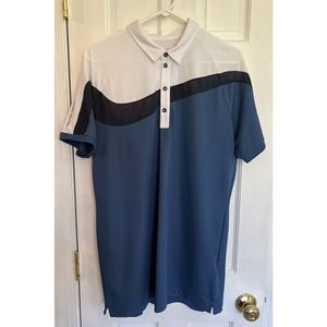 Galvin Green Magnum Ventil8+ Polo Ensign Blue/White/Navy Gold‎ Polo XL